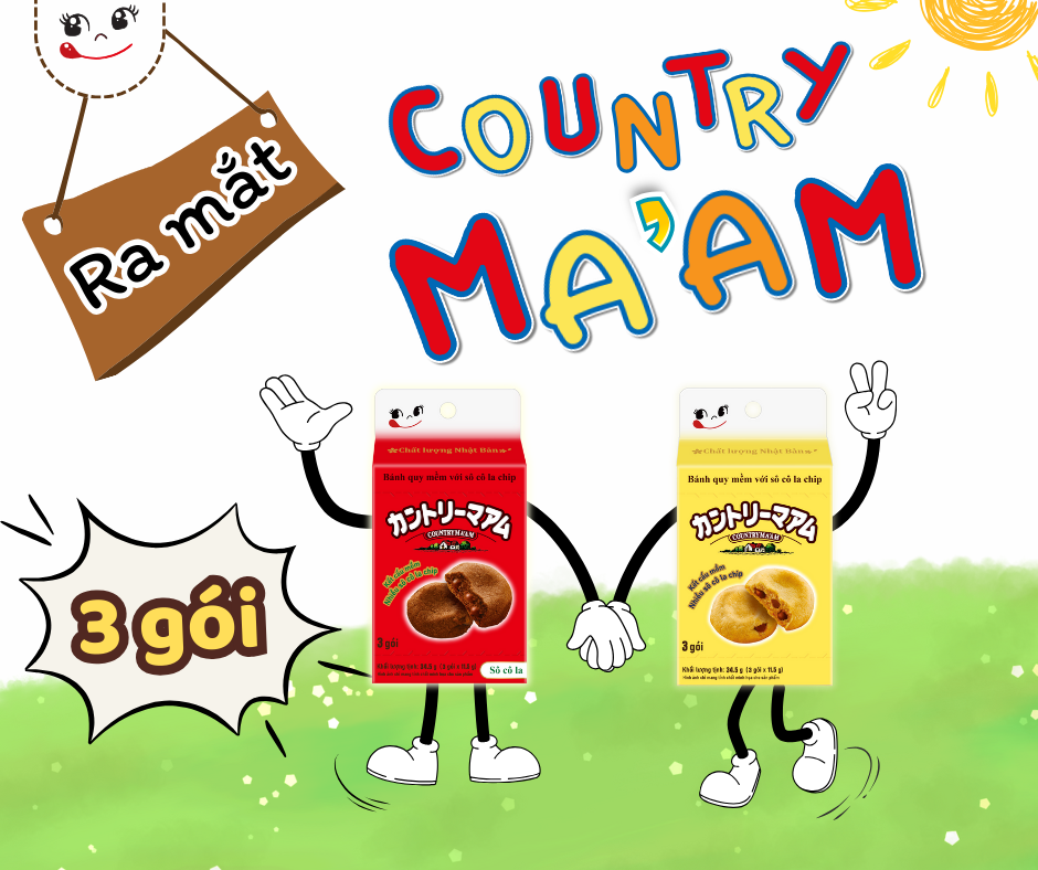 FUJIYA VIETNAM LAUNCHES COUNTRY MA'AM 3-PACK MINI BOX